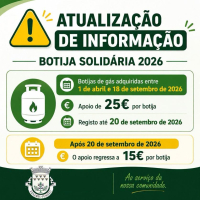 ATUALIZAÇÃO DE INFORMAÇÃO | BOTIJA SOLIDÁRIA 2026
