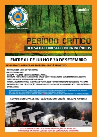 Período Crítico na Defesa da Floresta Contra os Incêndios de 01 de Julho a 30 de Setembro de 2020
